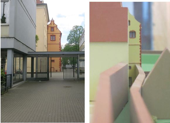 Blickbeziehung auf Prinzessinnenbau gestört